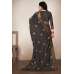 Dark Grey Indian Ethnic Festive Saree