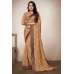 Dark Gold Indian Cocktail Saree