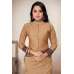 Dark Gold Indian Cocktail Saree