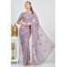 Deep Mauve Asian Designer Ethnic Saree