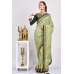 Pista Dark Green Embroidered Wedding Wear Saree