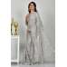 Light Grey Evening Wear Organza Saree