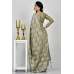 Light Green Indian Women Banarasi Saree