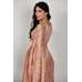 Peach Indian Designer Party Saree