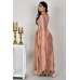 Peach Indian Designer Party Saree