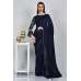 Navy Blue Embroidered Pakistani Designer Saree