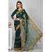 Teal Green Indian Pakistani Walima Styls Saree