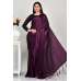Deep Purple Indian Designer Evening Saree