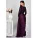 Deep Purple Indian Designer Evening Saree