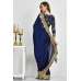 Navy Blue Embroidered Evening Saree
