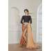 ZACS-607 COPPER SIMPLY ELEGANT PARTY WEAR READY MADE TRADITIONAL INDIAN SAREE