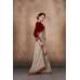 ZACS-606 ALMOST MAUVE GEORGETTE SHIMMER INDIAN STYLISH SAREE
