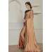 ZACS-607 COPPER SIMPLY ELEGANT PARTY WEAR READY MADE TRADITIONAL INDIAN SAREE