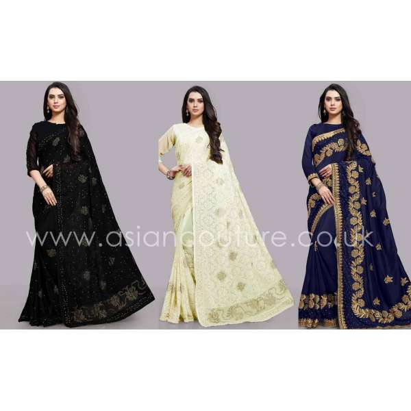 ZACS-859 LAVISHING INDIAN TRADITIONAL WEDDING SAREES