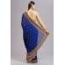 ZACS-117 ROYAL BLUE FULL SLEEVE BLOUSE INDIAN SAREE