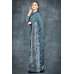 Mosaic Blue Printed Indian Formal Saree