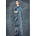 Mosaic Blue Printed Indian Formal Saree