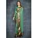 Ultramarine Green Banarasi Golden Border Ethnic Saree