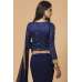 ZACS-704 NAVY BLUE INDIAN FORMAL SAREE