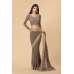 ZACS-713 MOUSE COLOUR ELEGANT PARTY WEAR INDIAN SAREE