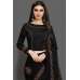 ZAC20-03 Black Evening Wear Readymade Saree