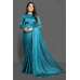 TEAL WEDDING DESIGNER SAREE