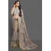 ZAC20-21 ASH GREY INDIAN PARTY WEAR FANCY SAREE