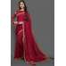 ZAC20-19 PINK INDIAN PARTY WEAR READYMADE SAREE