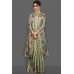 PISTA GREEN NEW STYLE EID FESTIVE SAREE 