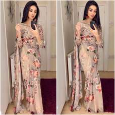 Floral Printed Designer Saree