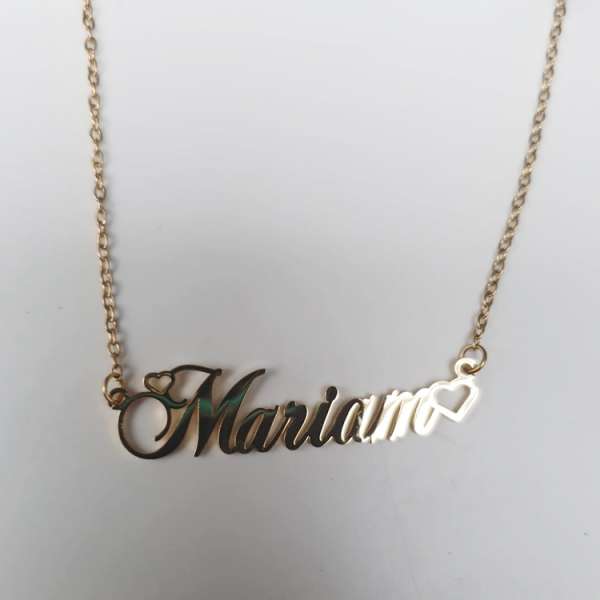 Mariam Gold Plated Personalised Necklace