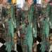 3D FLORAL PRINTED READYMADE SUIT WITH PEARL BORDER  (2 Weeks Order)