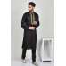 Black Mens Kurta Pajama Suit