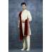 Gold Modern Sherwani Traditional Menswear