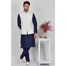 White Formal Mens Waistcoat