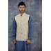 Tailored Fit Cream Waistcoat