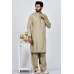 Light Brown Designer Readymade Mens Kurta Suit Set