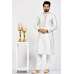 Light Moss Green Embroidered Mens Kurta Pajama Set