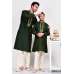 Dark Green Embroidered Pakistani Mens Kurta Pajama