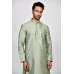 Sage Green Indo-Western Style Mens Kurta Pajama