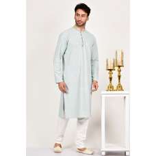 Light Grey Formal Pakistani Men's Kurta Pajama