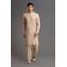 BEIGE CREAM MEN SHALWAR KAMEEZ READYMADE SUIT