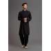 BLACK PAKISTANI KURTA SHALWAR READY TO WEAR SUIT