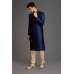 Midnight Blue Mens Kurta Pajama Designer Suit