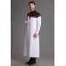 WHITE AND MAROON READY TO WEAR EID MEN'S JUBBA