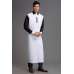 COMFORTABLE BLACK AND WHITE MEN'S JUBBA