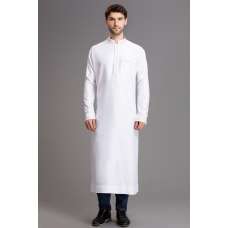 WHITE READY TO WEAR MEN'S JUBBA