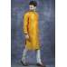 Mustard Indian Men Kurta Wedding Mayoun Kurta