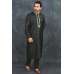 Black Embroidered Indian Mens Kurta Pajama