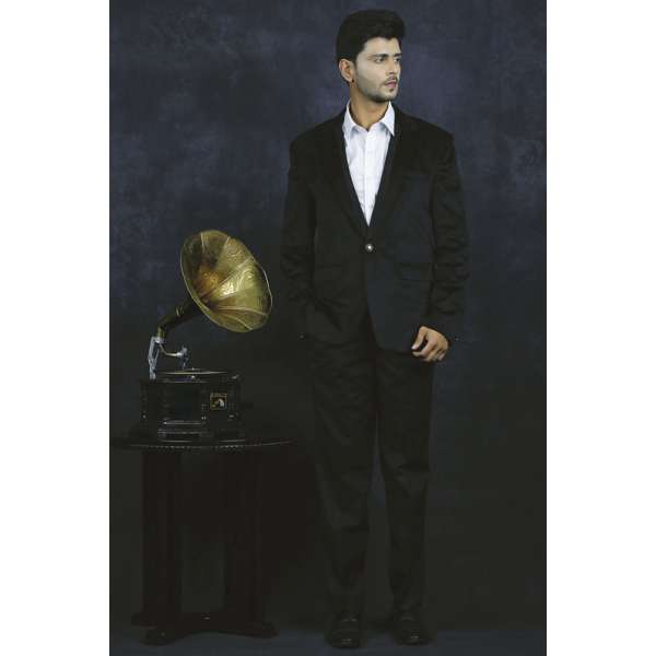 Black Men's Party Coat Blazer Indian Menswear